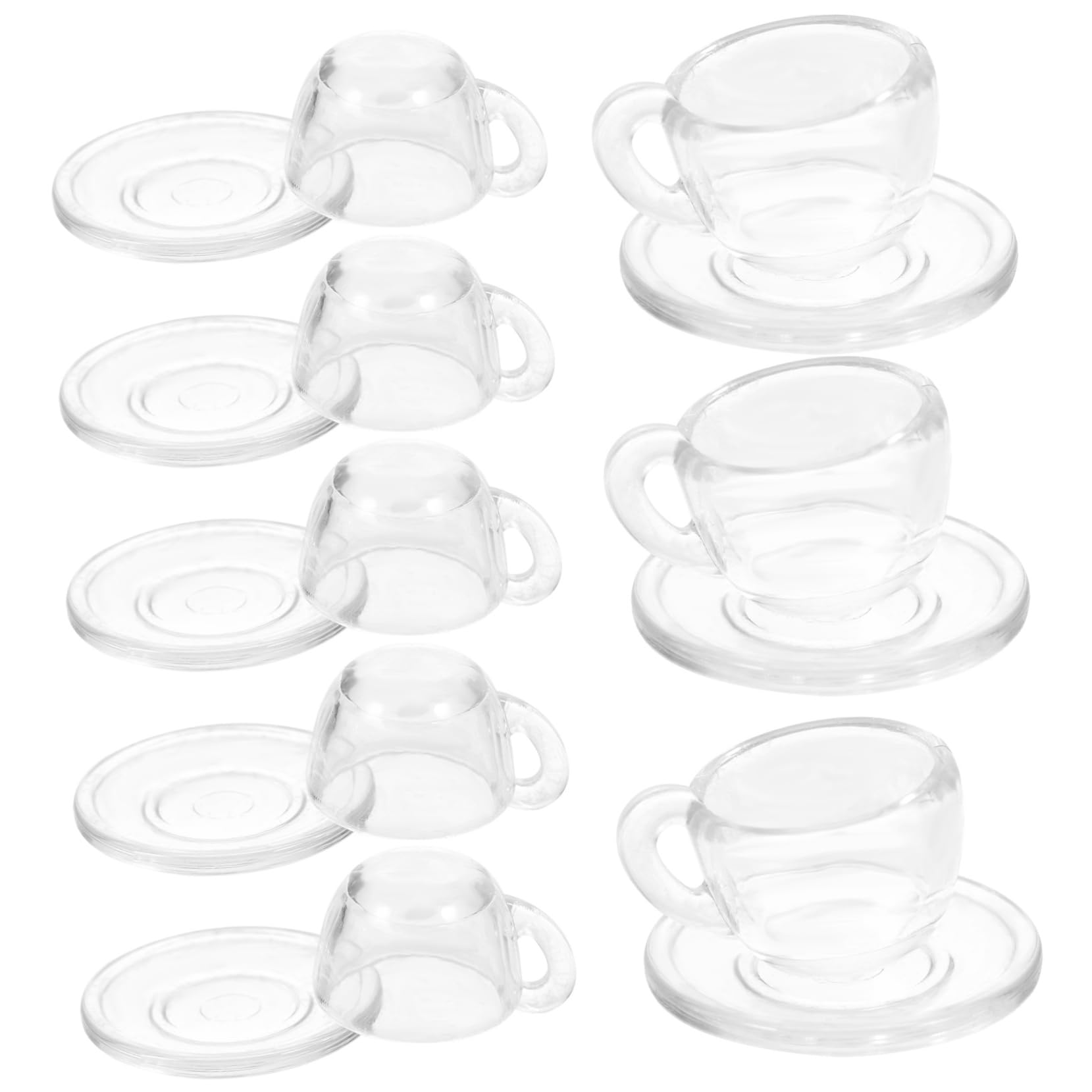 ①　ミニチュア　透明カップ　1個33円　ドールハウス Amazon.co.jp: ドールハウス用プラスチックミニコーヒーカップ