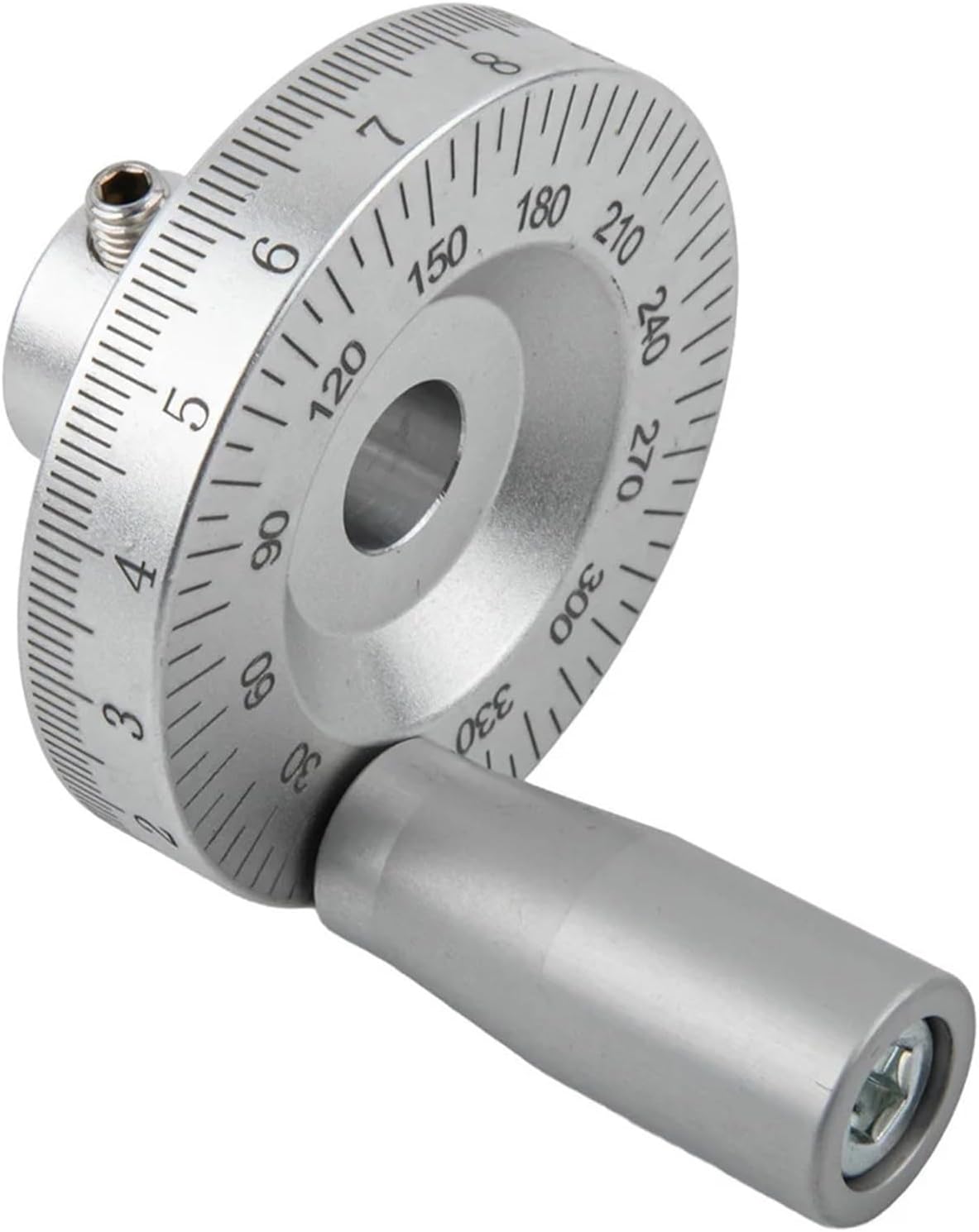1pc Aluminum Alloy Lathe Hand Wheel Slide Handwheel Scale Hand Wheel 63.7mm for Metalworking Equipment(5)