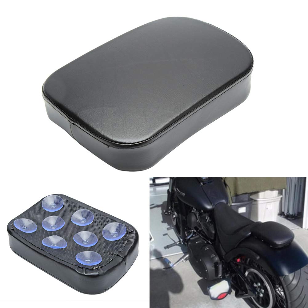 Universal Pillion Pad Siège Arrière Coussin Passager Selle Moto Accessoire avec 8 Ventouse