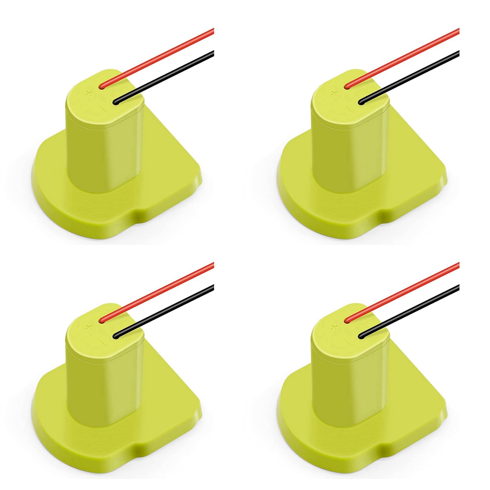 4 x adapter do akumulatora + 18 V akumulator litowo-jonowy, konwerter narzędzi z 12 kablami pomiarowymi