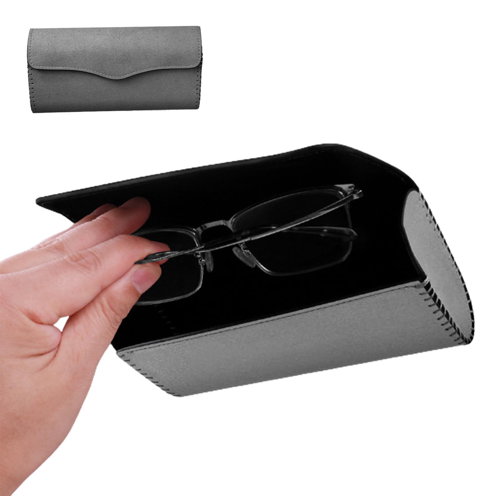 Generico Supporto per Occhiali da Sole per Visiera per Auto, Supporti per | Occhiali da Sole per Visiera Parasole per Auto - Porta da per,Porta con Magnetica, Porta d