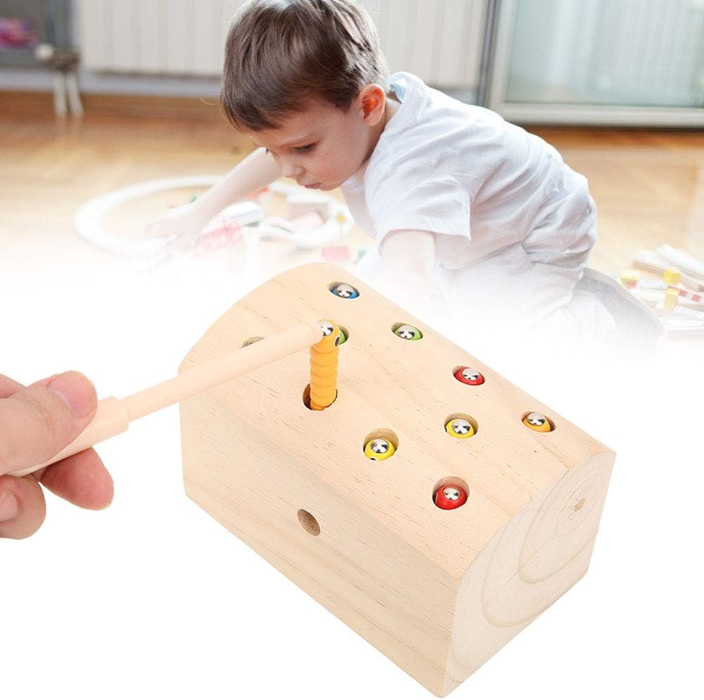 Environmental Protection Catch Insects Toy, Wooden Insects Toy, Children Child Kids Kid(DN-Catch The Insect Game)