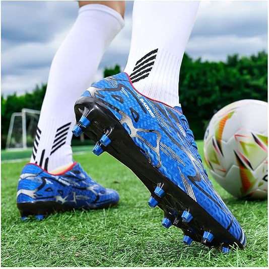 Amazon.co.jp: [OKEPIA] 白 黒 サッカーシューズ キッズ サッカー