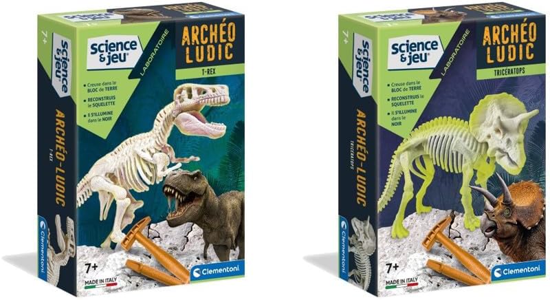 Educational Game – Archeo Ludic Fluorescent Dinosaur – Model Selected at Random