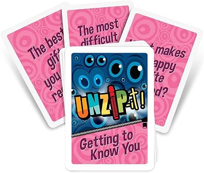 Trainers Warehouse Getting to Know You Unzip It! Conversation Starters Deck