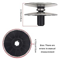 Vista 2 de MIA12482 Kit de polea variadora de transmisión secundaria compatible con cortacésped John Deere y tractor de jardín, compatible con D105 E100 X105