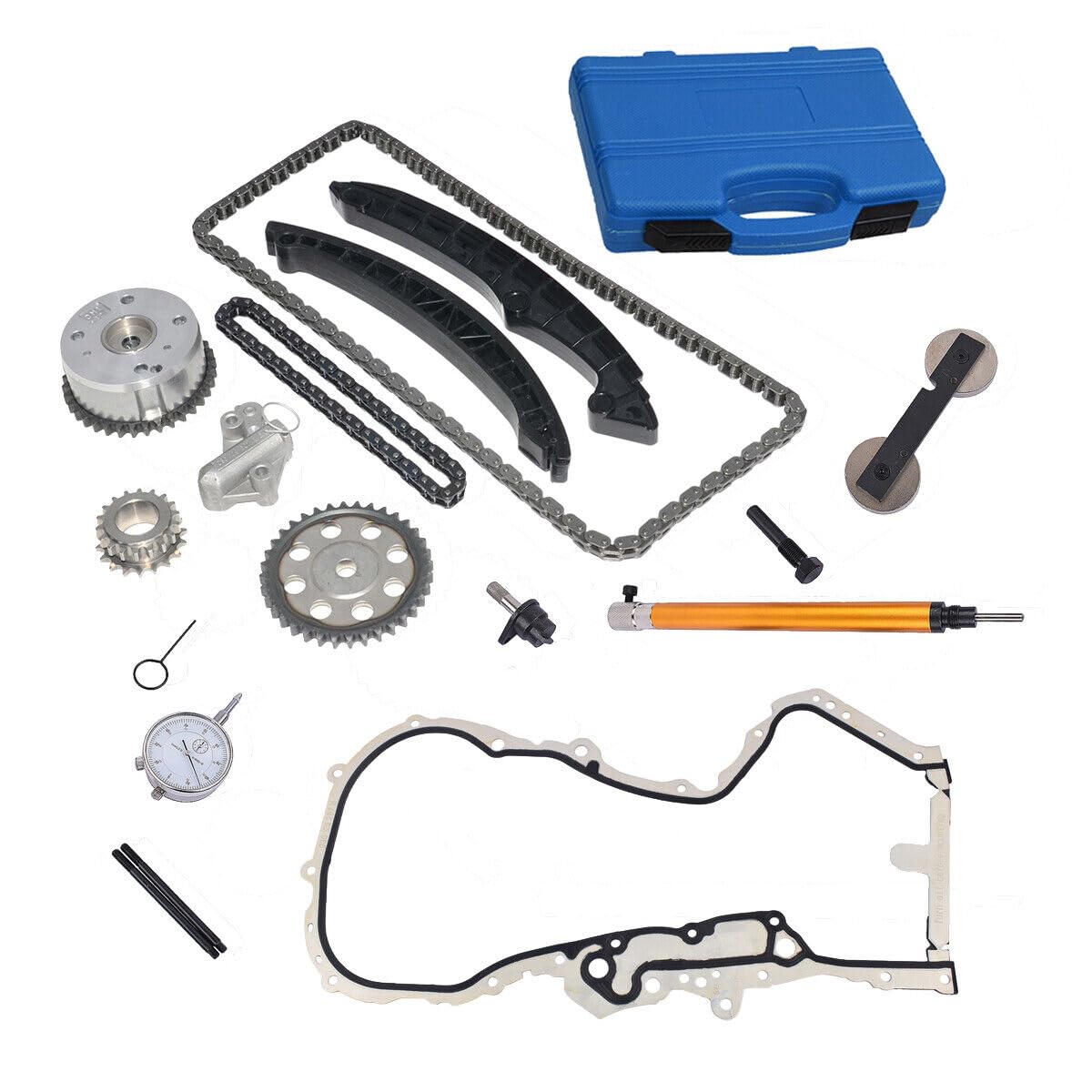 Kit di Catene di Distribuzione Strumento di Regolazione Compatibile con A1 A3 Golf Passat E0s 1.4 TSI CAV CAX CTH 03E109507S 03E109507K