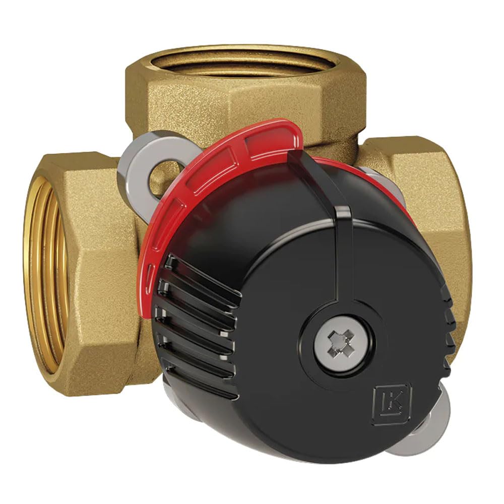 Vanne mélangeuse laiton 3 voies Thermador F 1/2" Kvs 2.5 pour régulation de chauffage