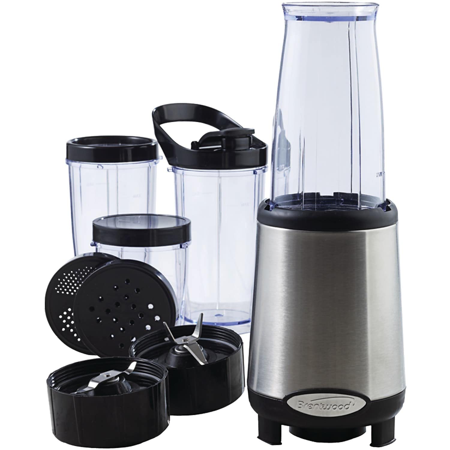 Brentwood JB-199 Multi Pro Personal Blender 20pc Set, Stainless Steel