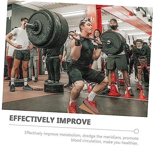 Lioobo bloque para sentadillas de corcho para entrenamiento de piernas miniatura 2