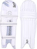 Kookaburra Ghost 5.1 Cricket Batting Pads - Lightweight Beginner Legguards with 3-Piece Knee Roll for Comfort