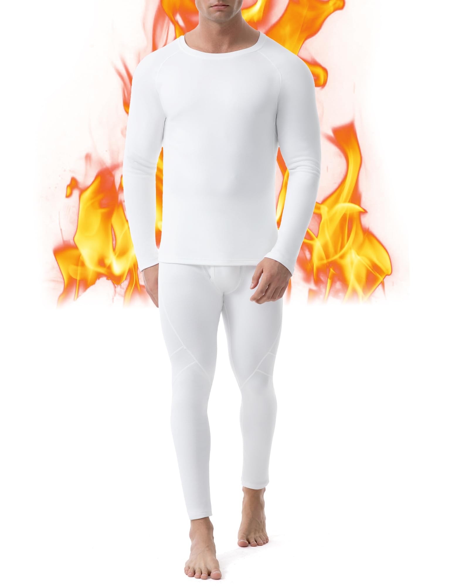 Runhit 2 Piezas Mallas Deporte Hombre con Bolsillos Compresion Pantalon Leggins Chandal Hombre Leggings Térmicos para Running Gym Yoga Moto Trekking Montaña Caza Jogger Muay Thai Golf Snowboard Ski