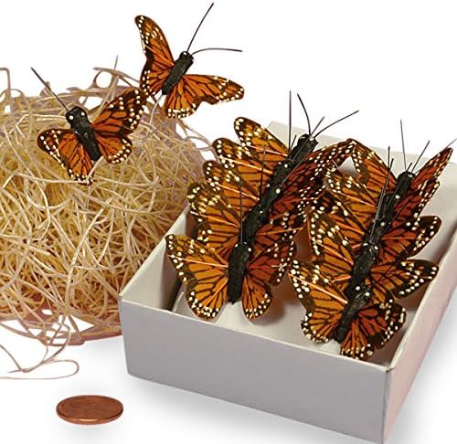 Orange Monarch Butterflies, 1-1/2"