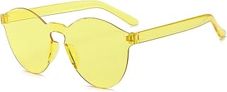Visions India Unisex Round Rimless One Piece Fashion Sunglasses Price In India