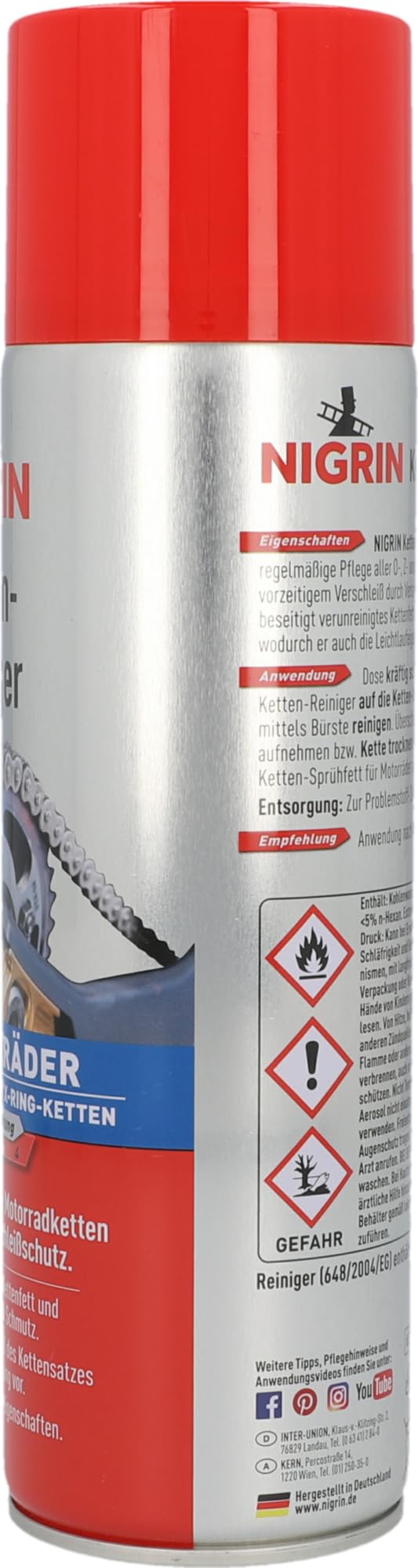 Nigrin 73889 Catene Detergente, 500 ml
