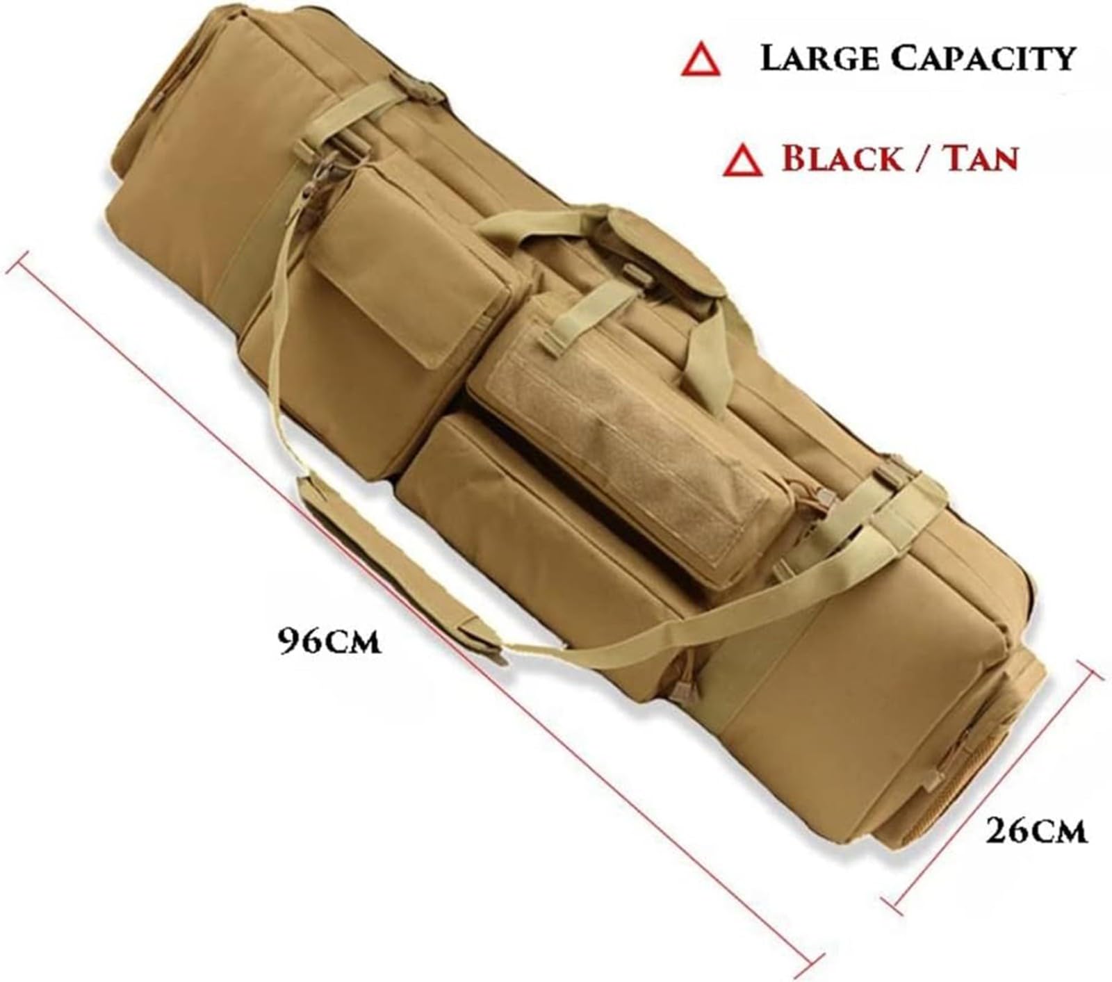 Funda Escopeta Estuche para Escopeta Airsoft Bolsa Táctica para Rifle Funda para Escopeta para Pistola Y Escopeta De Airsoft con Correa para El Hombro Nailon Impermeable