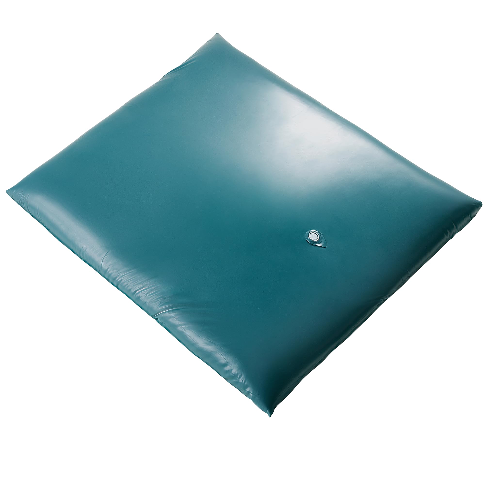 Wasserbett Matratze Mono 140 x 200 cm Stark beruhigt blau mit Schaumrahmen