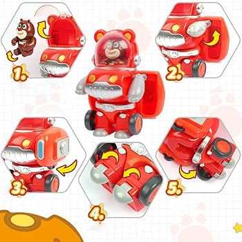 ロボット bebe Amazon.co.jp: 3PCS 変身人形L14CM変身ロボットクリエイティブ