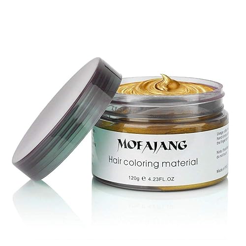 Miniatura 9 de Cera temporal para el cabello, cera natural para peinados, para hombres y mujeres, fiestas, cosplay, tinte temporal para niñas y niños (morado)