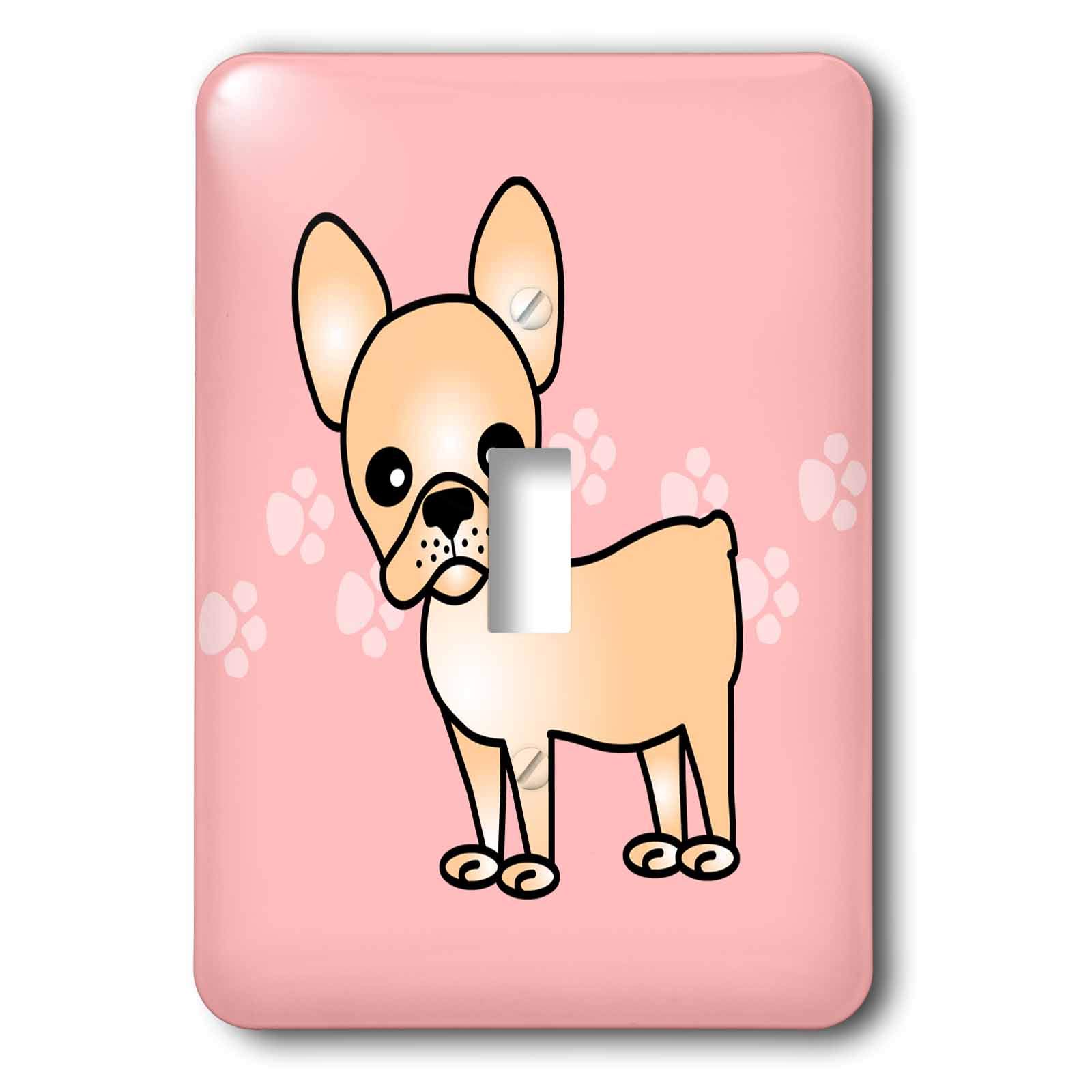 Interrupteur à baïonnette French Bulldog pour déco chambre enfant