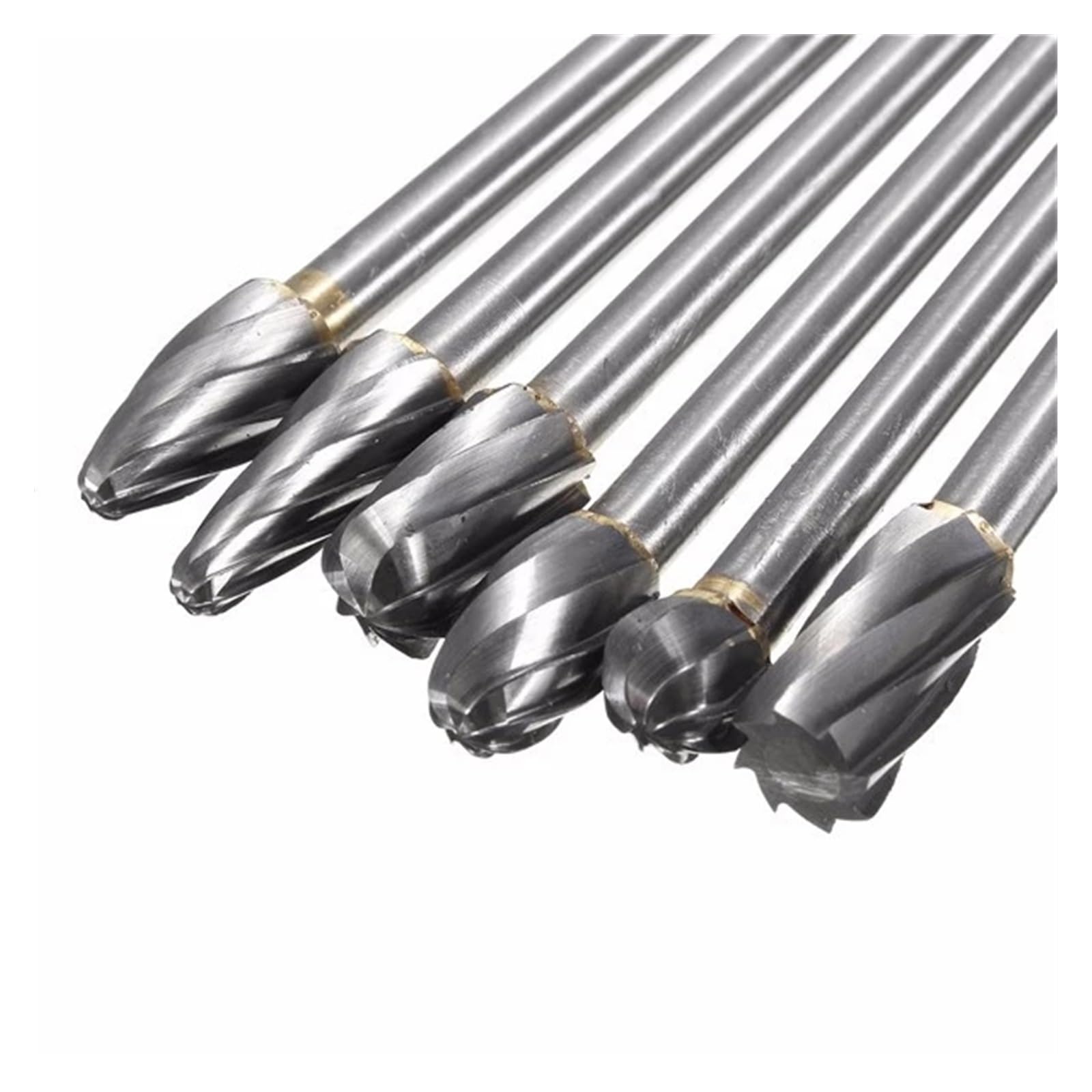 6 sztuk/zestaw 10mm obrotowy aluminiowy chwyt z zadziorami 150mm długie wiertła z węglików spiekanych JA55