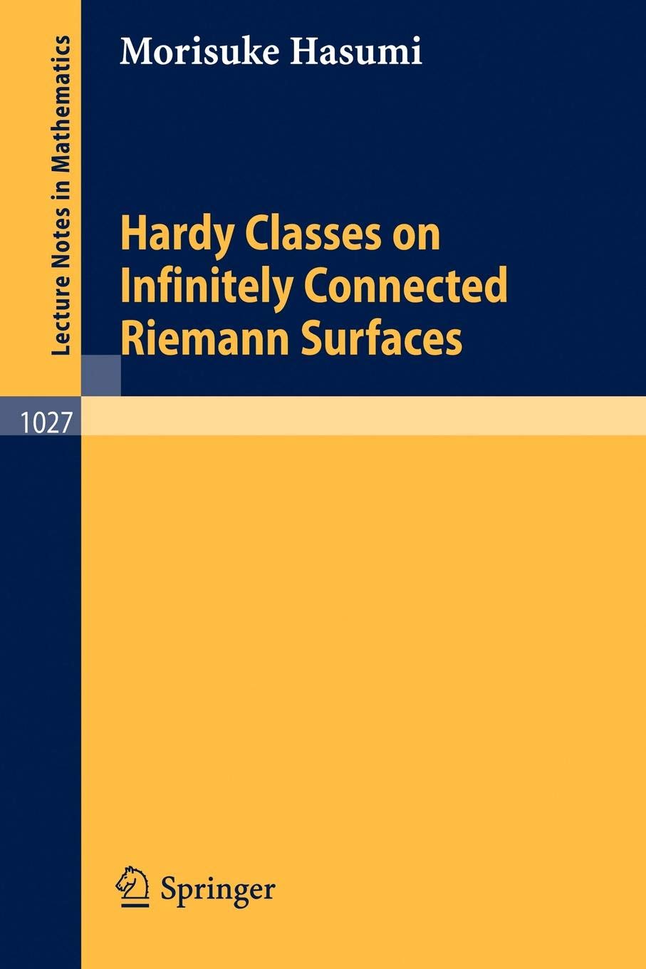 Hardy Classes on Infinitely Connected Riemann Surfaces: 1027 (Lecture Notes in Mathematics)