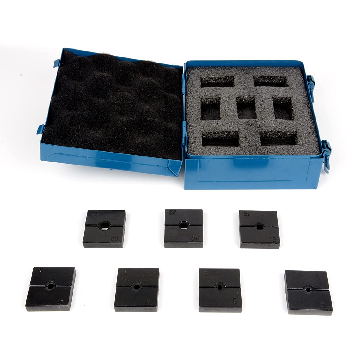 TEMCo TH0417 7-piece Die Set for the TH0400 Stainless steel Cable Crimper (Work with TH0005 Crimper)