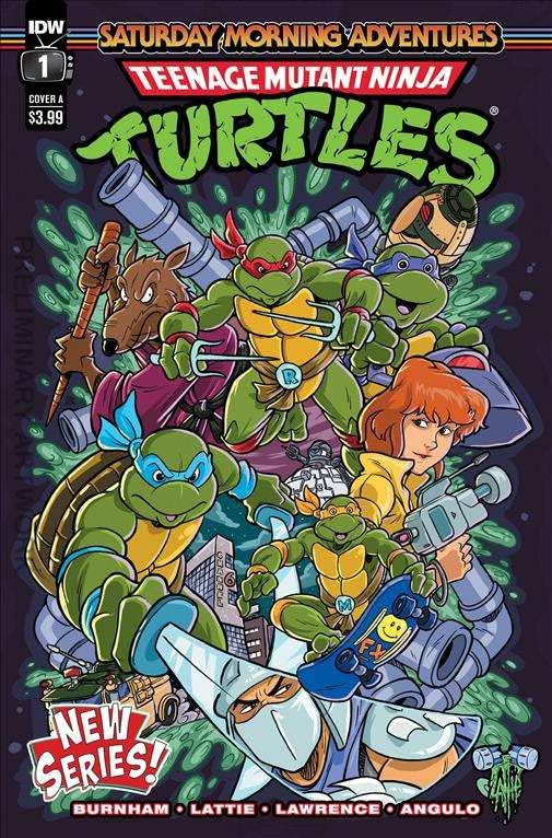 Teenage Mutant Ninja Turtles: Saturday Morning Adventures Continued #1A VF/NM ; IDW comic book | Vol. 2
