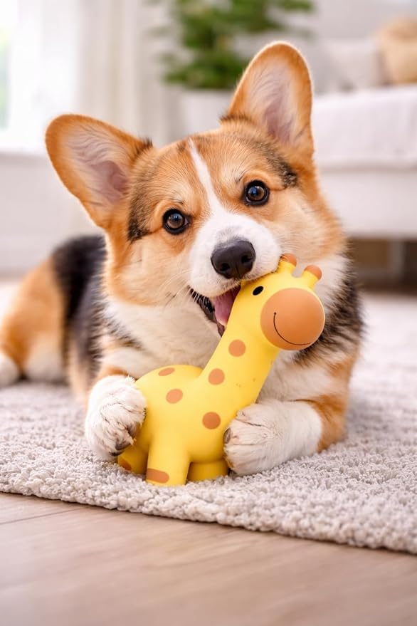 Juguete para Perro Girafa Multipet con Squeaker, 5.75 Pulgadas miniatura 4