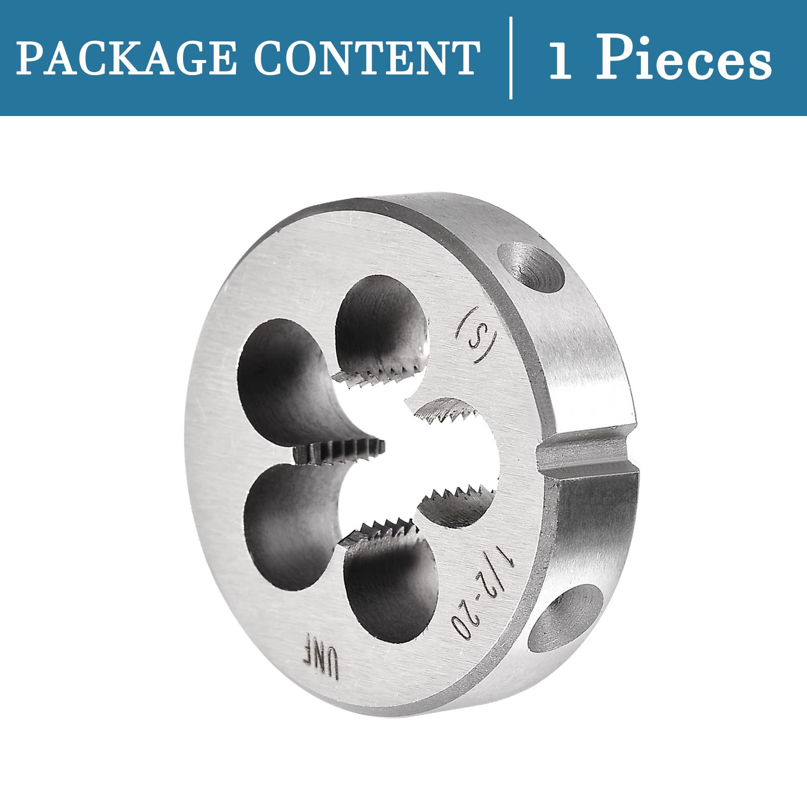 PATIKIL Matrice Per Filettatura 1/2-20 UNF - Destra, Lega Acciaio, Per Metallo E Plastica - Foto 11