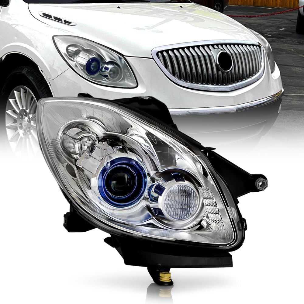 KEEKPO - For 2008-2012 Buick Enclave HID/Xenon w/o AFS Projector Headlight Headlamp Replacement Left Driver Side