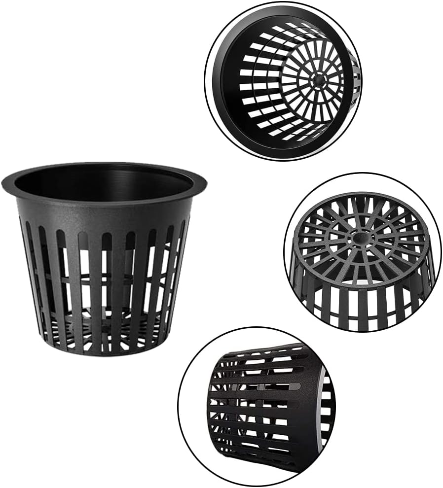 20 Pcs Hydroponics Plant Mesh Pots Garden Balcony Planting Baskets