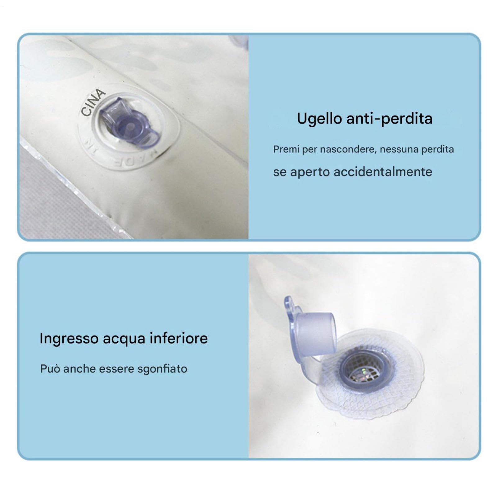 Alfombra De Agua Tummy Time - Juego Acuático Sensorial Para | Fantástica Alfombrilla De Aprendizaje Y Juego, Desarrollo Sensorial Para El Hogar, Cuna, Ducha, Bañera, Playera — view 7
