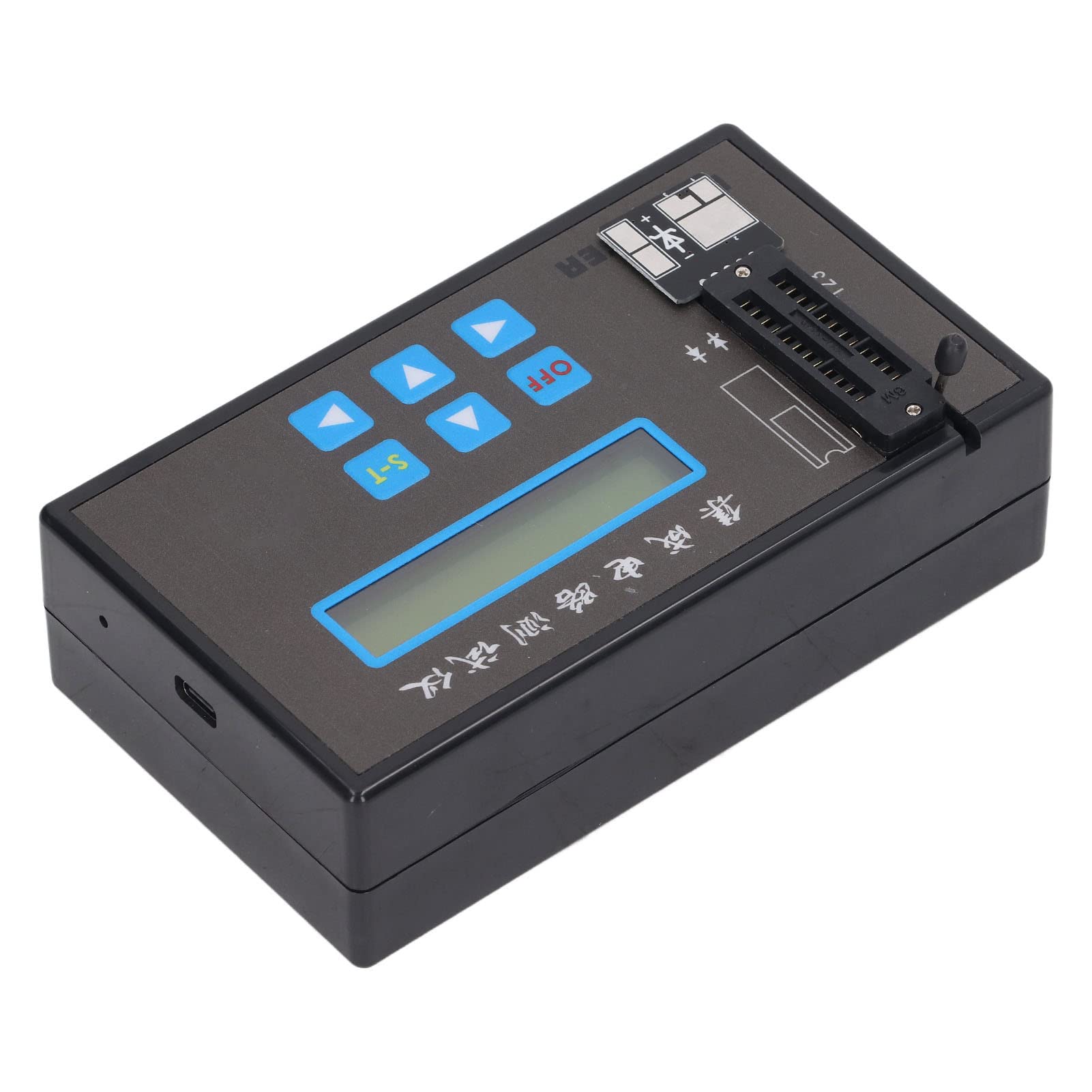 Pantalla LED de mano con indicador IC, transistor recargable, diodo, triodo, comprobador de circuitos integrados