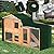 Chicken Coop Cover for Winter | Outdoor Dustproof Waterproof Pet Kennels Keep Warm,Sturdy Durable Pet Supplies with PVC Window for Chickens, Stray Dog, Stray Pet
