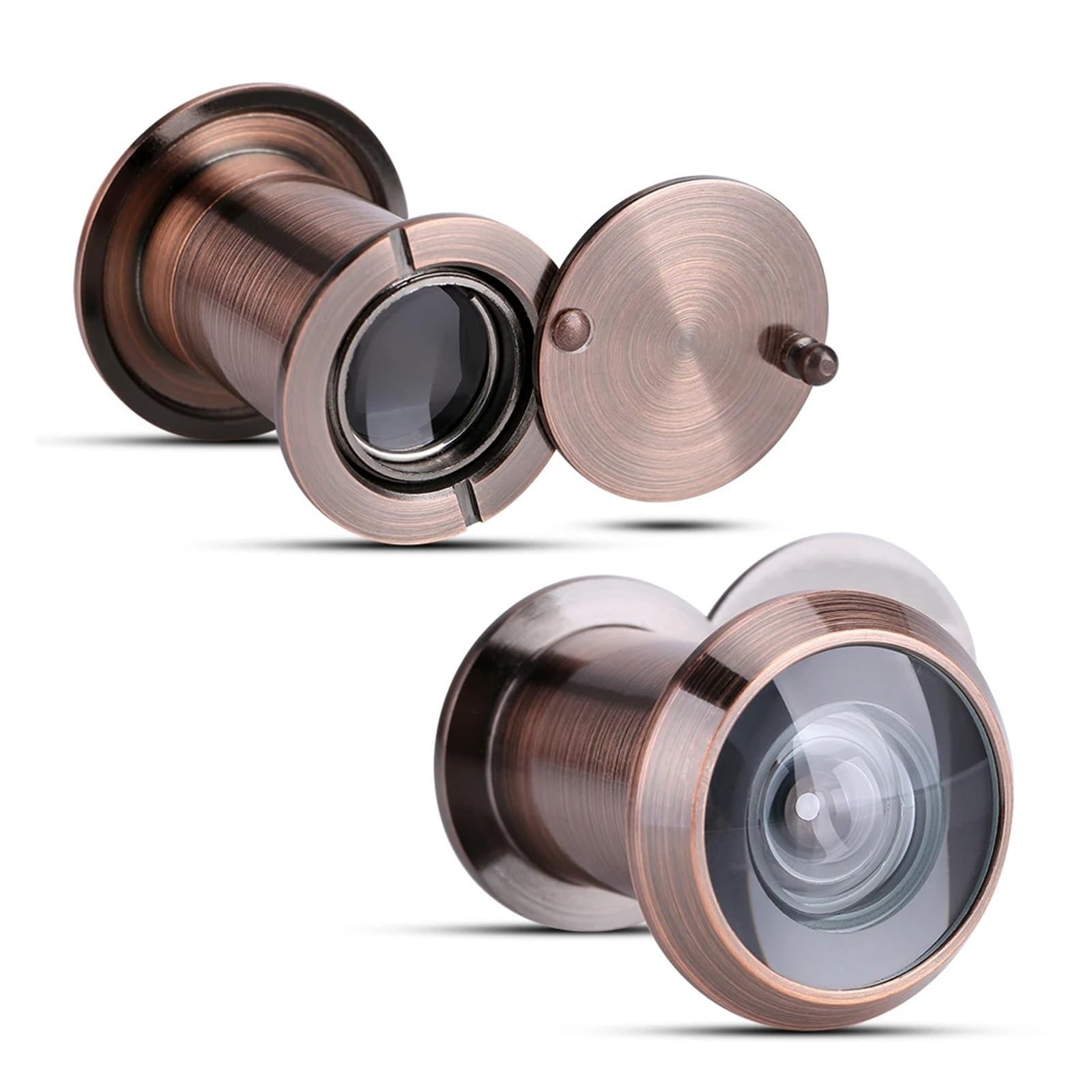 Gwyzax One Color Peep Holes For Door 6Pcs Zk20 Home Security Optical Glass 220 Degree Wide Angle Door Scope Viewer