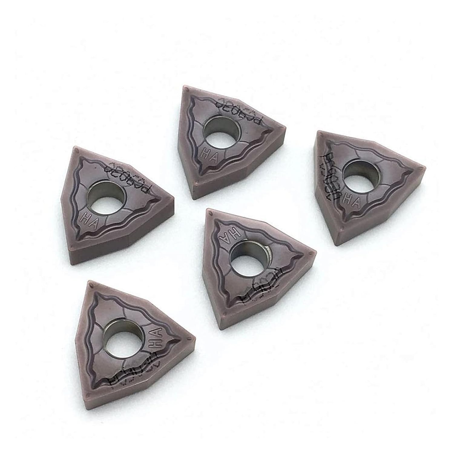 ハードウェアフライスカッター 10個のWNMG080404 HA PC9030回転刃ステンレス鋼100％オリジナルの炭化物ブレードW