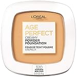 L\'Oreal Paris Age Perfect Creamy Powder Foundation Compact, 340 Caramel Beige, 0.31 Ounce