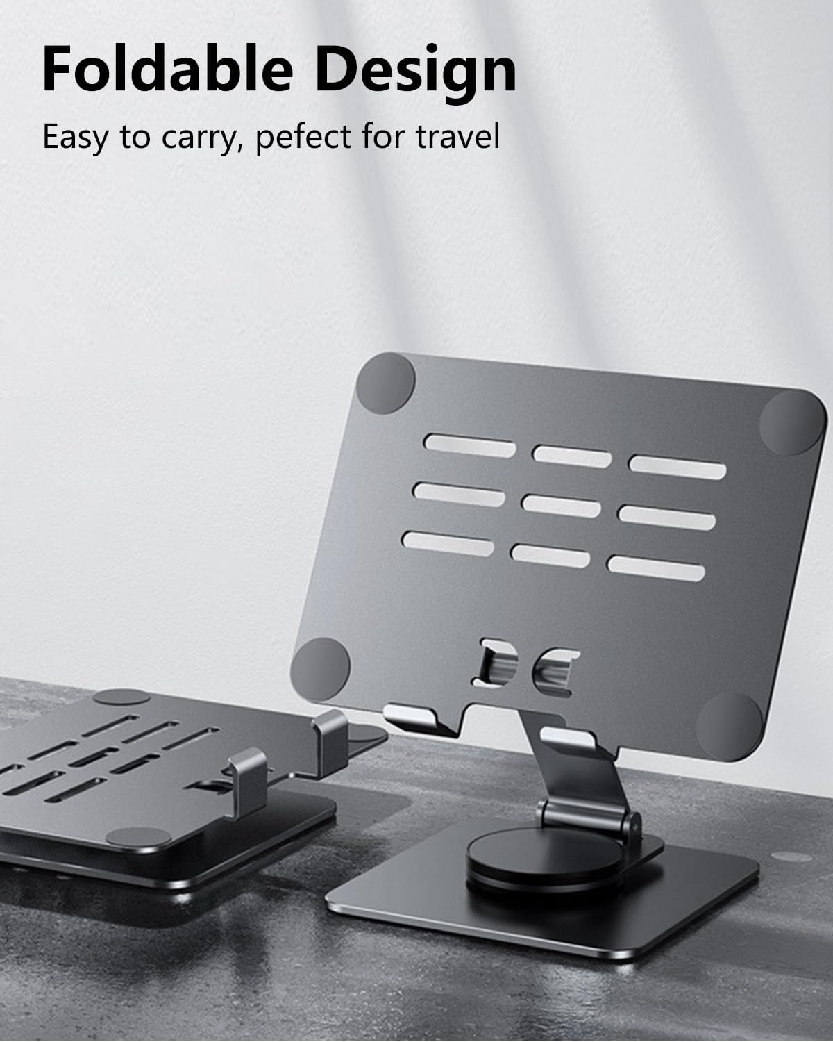 for Samsung Galaxy Z Fold 7 6 5 4 All Fold Smartphones Bluetooth Keyboard Stand Mouse & Pen Set, Portable Travel Wireless Keyboard Adjustable Foldable Aluminum Alloy Desk Holder for 4.7"-8.5" Tablets