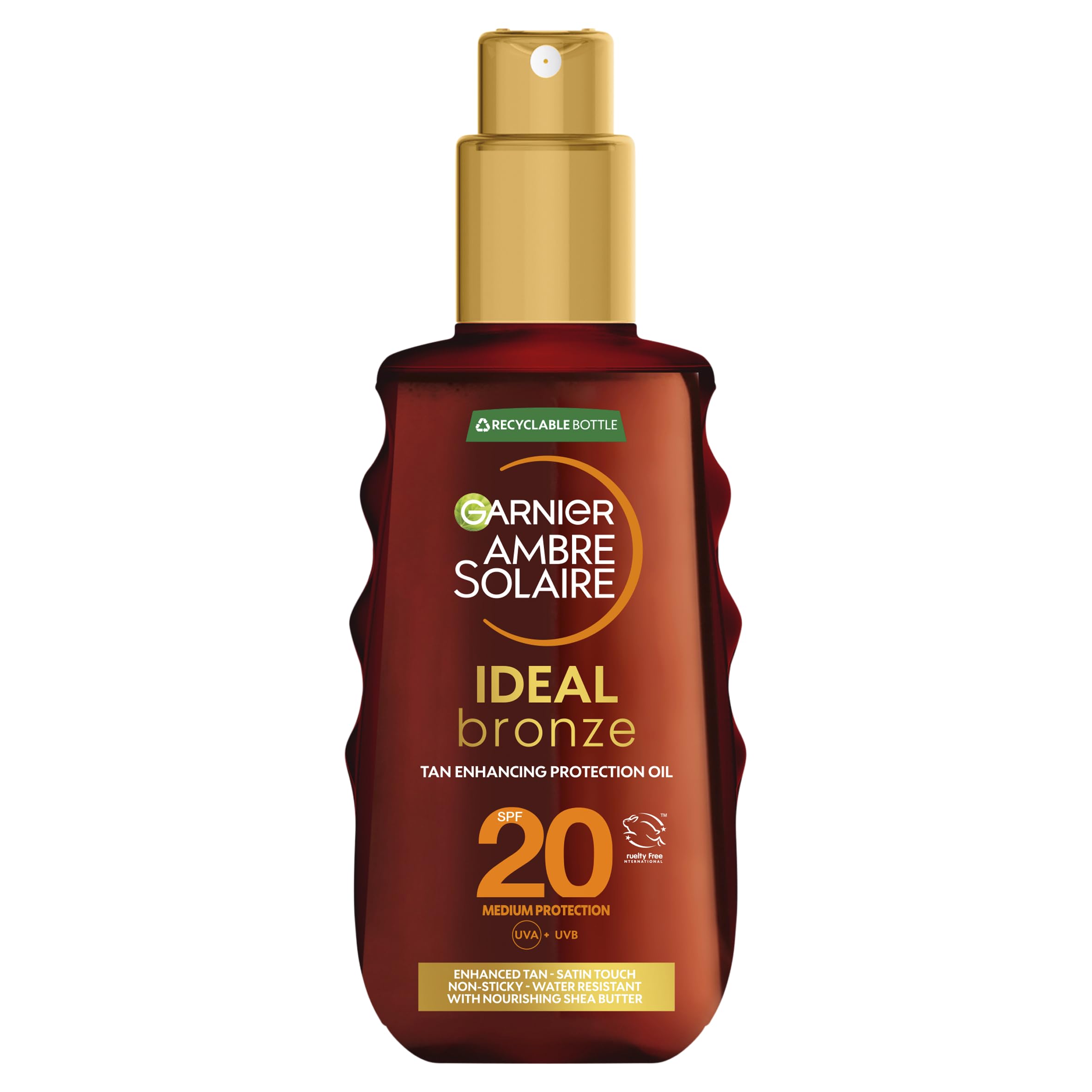 Garnier Ambre Solaire Ideal Bronceador 20 SPF 150 ml Marrón