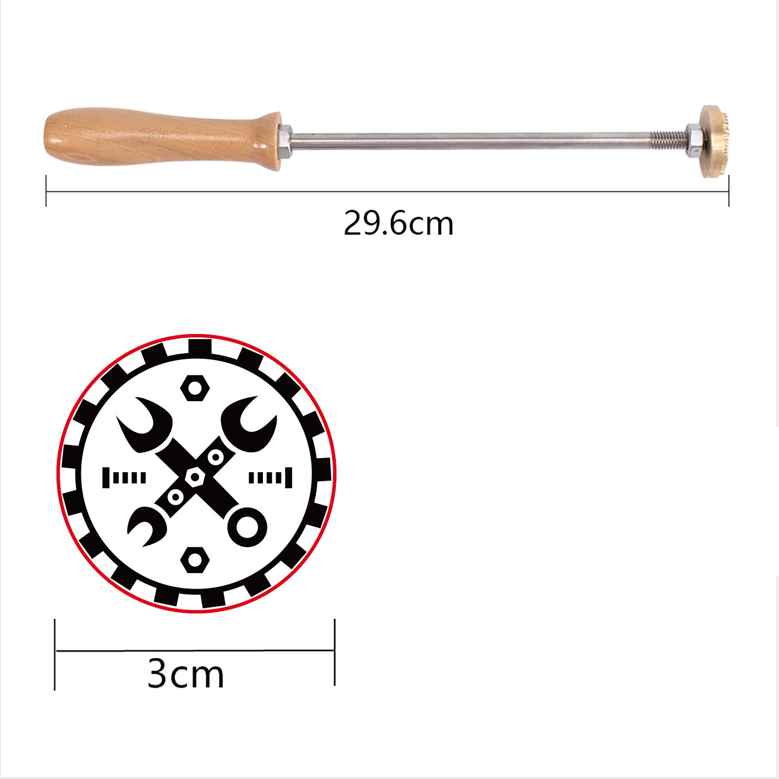 Amazon｜SUPERFINDINGS バーベキュー アイロン 3cm 焼きごて 焼印