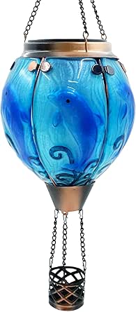 Solar Hot Air Balloon Laterne - Wasserdichte Garten Deko Mit 4 Designs 20cm