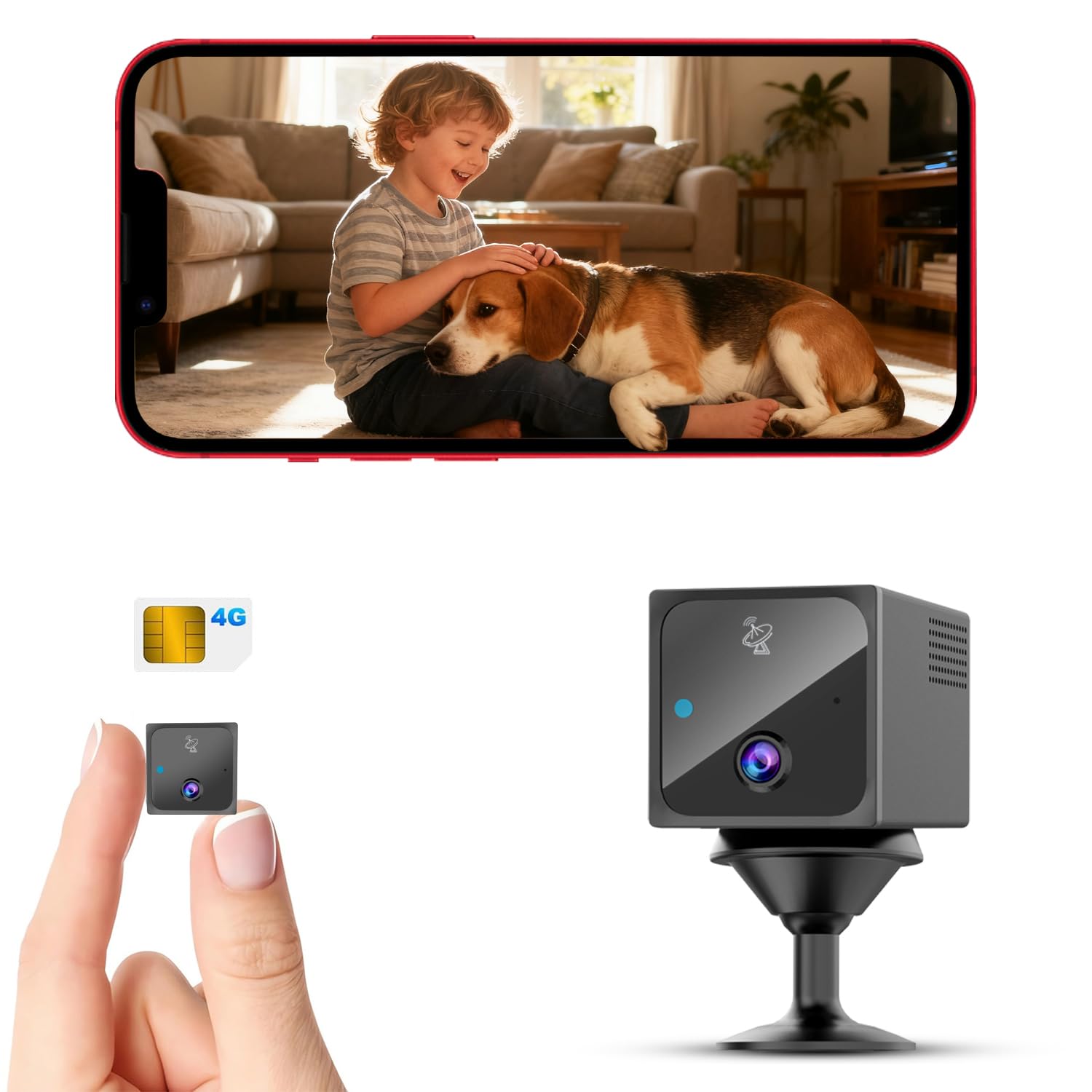 Keydsiynn 4G LTE Cellular Camera