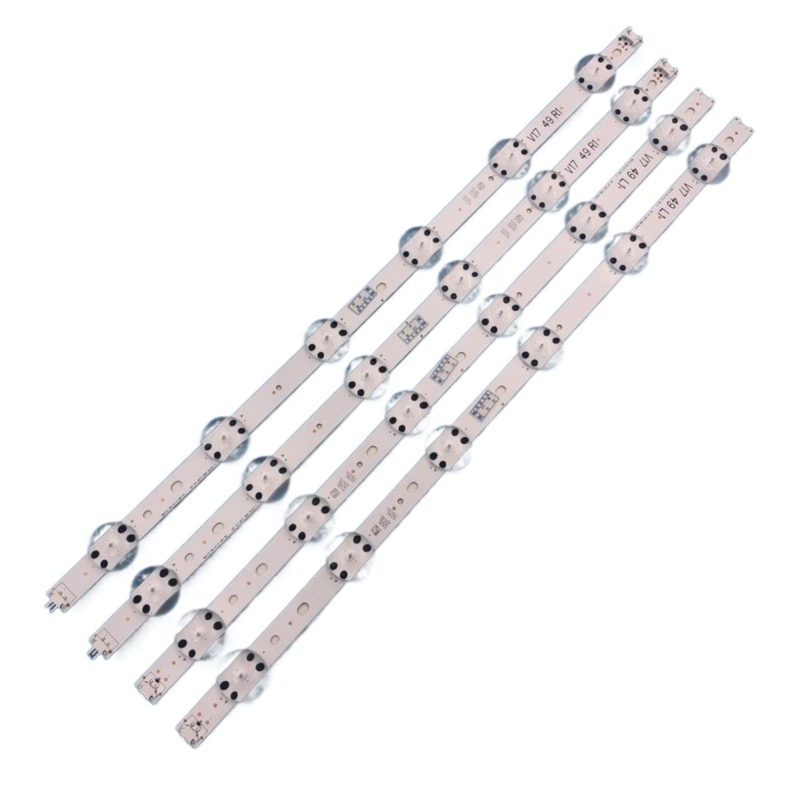 Equipo 4pcs LED Strip para televisión LG 49UJ670V y modelo V17 49 R1 L1