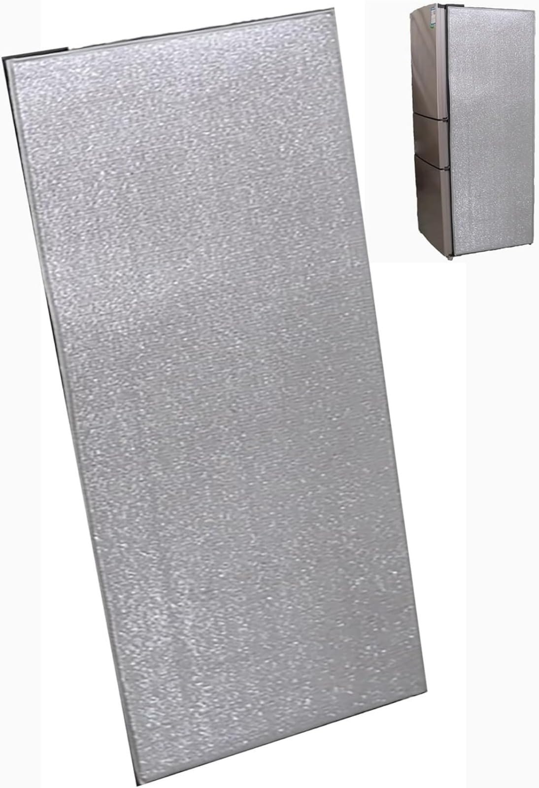 Housse de réfrigérateur universelle, couverture isolante pour congélateur et réfrigérateur, film réfléchissant d'isolation thermique, protection solaire pour le réfrigérateur