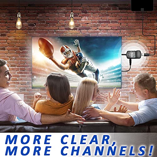 Tv Antenna Amplifier For Digital Tv Antenna, 25Db High Gain Amplifier For Indoor Hdtv Antenna With Usb Power Cable, Low Noise Vhf/Uhf Amplifier Signal Booster, Idea For Home/Rv/Apartment/Dorms #TOP4