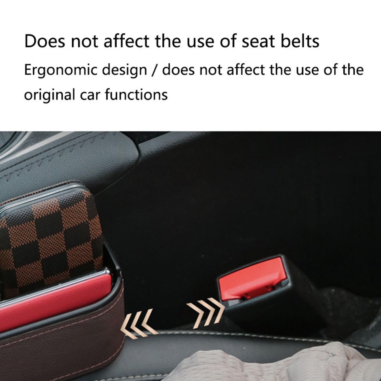 Boîte de Rangement pour Bouchons de siège de Voiture,Organisateur de siège Avant,Accessoires d'organisation de Voiture,pour VW Golf Polo 5 6 7 8