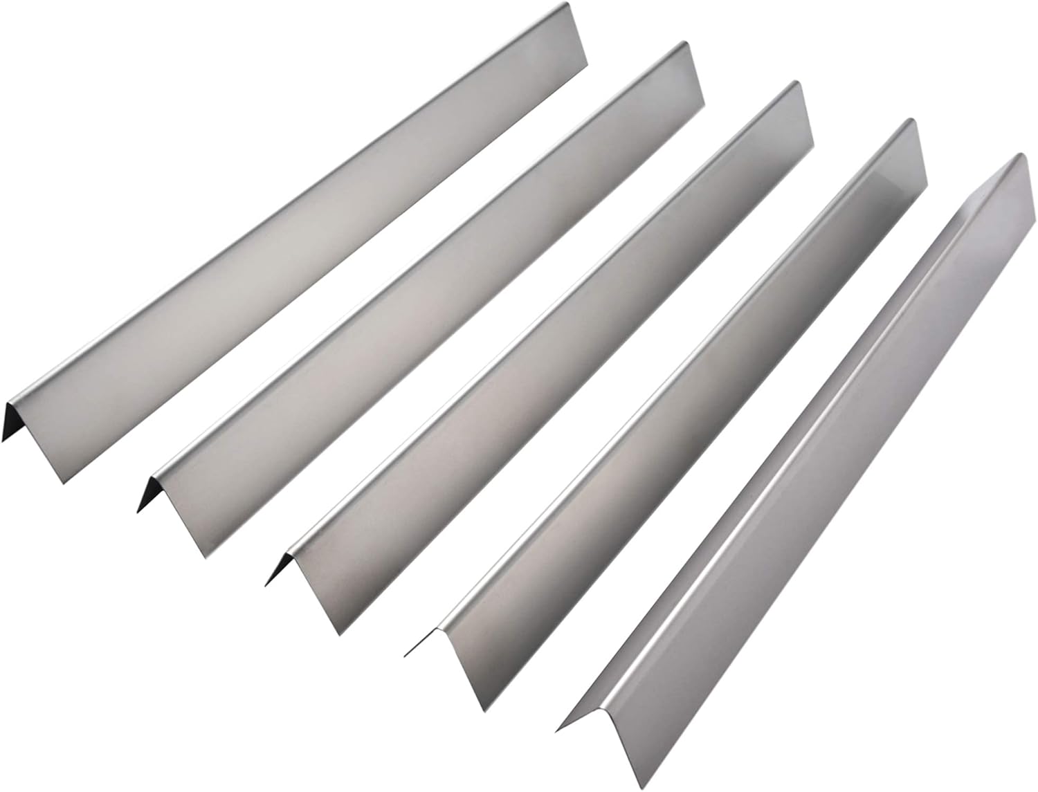 GasSaf 21.5" Flavorizer Bar Replacement for Weber 7534 Spirit 500, Genesis Silver A, Spirit E-200 S-200 E-210 S-210 (with Side Mounted Control Panel) Stainless Steel(5 PCS)