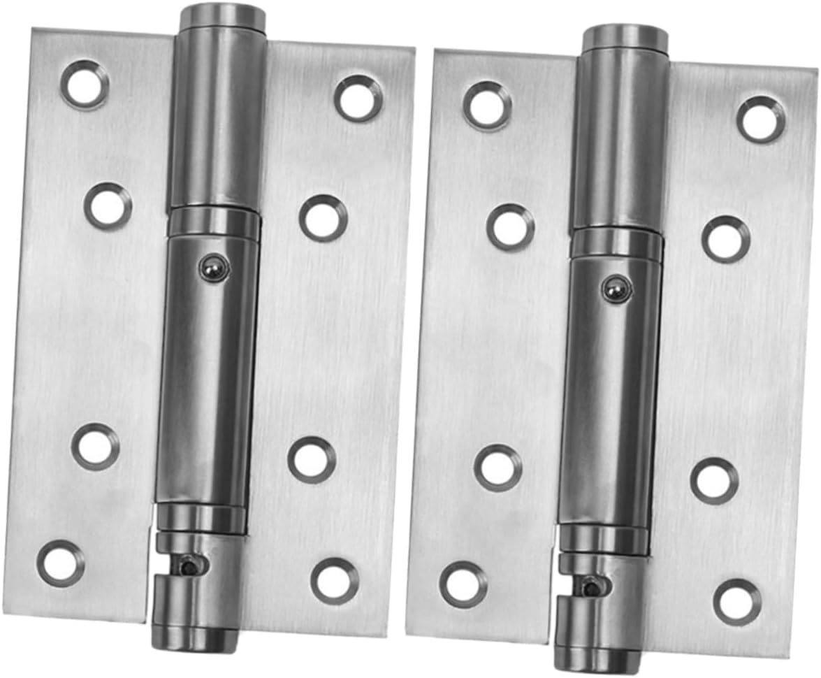 ARTIBETTER 2pcs Self Closing Door Hinges Automatic Hinges for Bifold Hardware Damping Device Durability