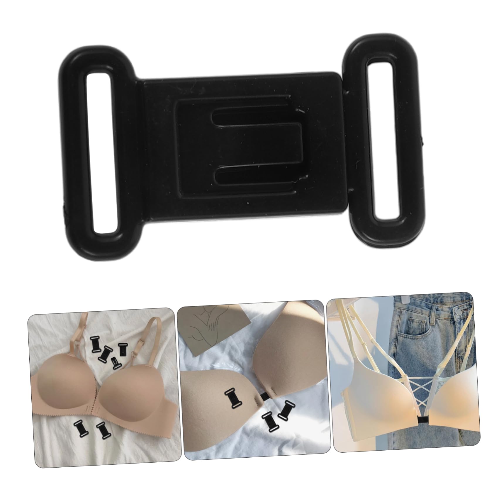 SHINEOFI 400 Sets Unterwäsche Einstellschnalle Damen BH Damen BHS Damen Accessoires Damen BH Einsteller Praktischer BH Clip Kompakter BH Clip BH Haken Täglicher Gebrauch BH